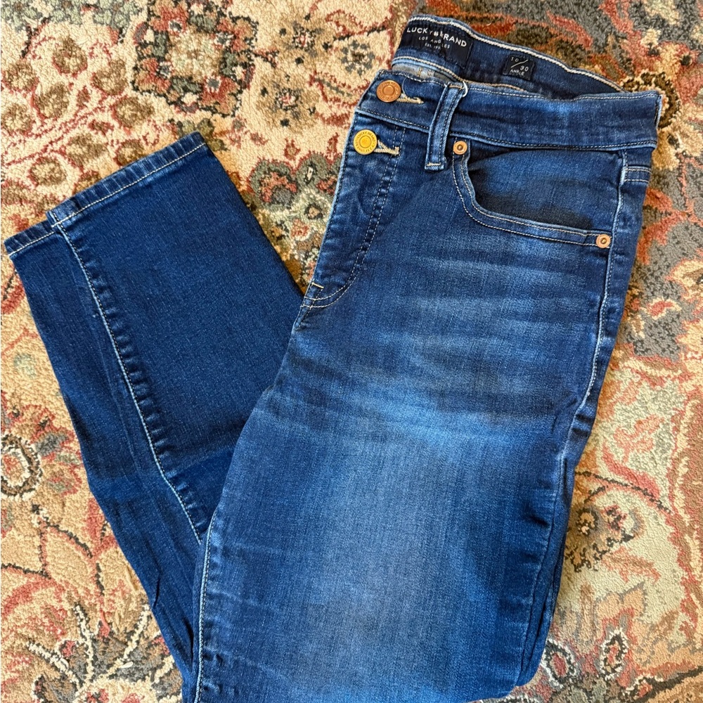 Lucky Brand Women's Dark Blue Skinny Jeans